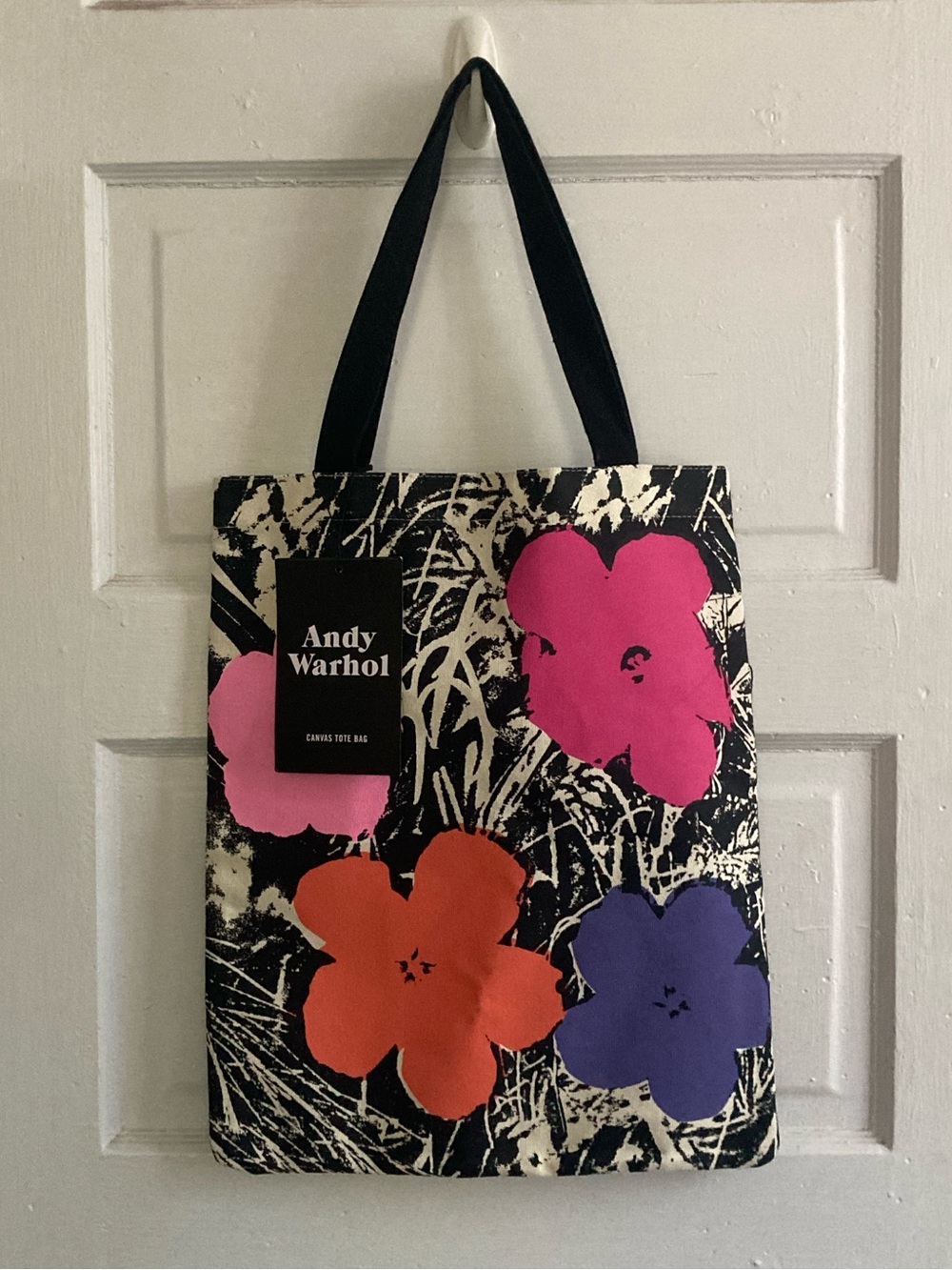 Andy Warhol Tote - Flower Painting Design New with Tags